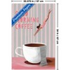 Trends International Reinders: Coffee - Good Morning Coffee in Pink and Lavender Unframed Wall Poster Prints - 3 of 4