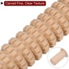 Unique Bargains Crafts Baking DIY Solid Non-Stick Wood Emboss Clay Roller 8.27" x 1.38" 1 Pc - 4 of 4