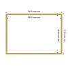 Amanti Art Svelte Clay Grey Framed Dry Erase Magnetic Board - 3 of 4