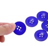 Unique Bargains Resin Snap Fastener Round Flat 4-Hole Sewing Buttons 10 Pcs - 4 of 4