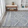 Sofie Moroccan Trellis High-Low Area Rug - JONATHAN Y - 4 of 4