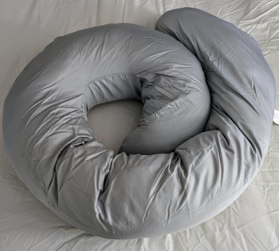 Leachco Snoogle Signature Support Pillow Gray Target