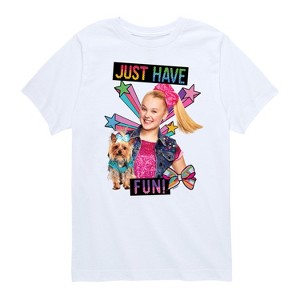JoJo Siwa Just Have Fun! Short Sleeve Graphic T-Shirt - White - 5T - 1 of 3