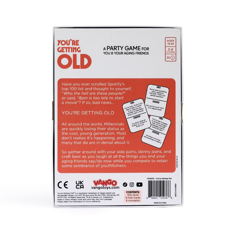 You&#39;re Getting Old &#8211; A Party Card Game for Aging Millennials, 6 of 7