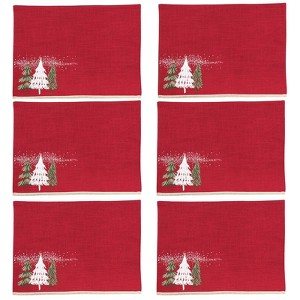 C&F Home Snowy trees Placemat Set of 6 - 1 of 2