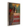 Stupell Industries Vintage Cognac & Peacock Black Framed Floater Canvas Wall Art - 3 of 4