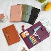Generic Leather Passport Cover Travel Wallet RFID Blocking – Passport Holder Slot - 2 of 4