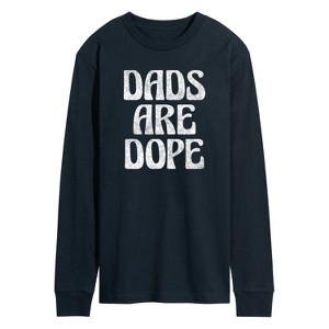 Men's - Instant Message - Dads Are Dope Long Sleeve Graphic T-Shirt - 1 of 4