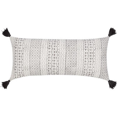 Mark & Day Itter Global Black Throw Pillow