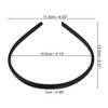 Unique Bargains Women's Classic Elegant Fabric Fine Hairband 5.31"x4.53" 1 Pc - 3 of 4