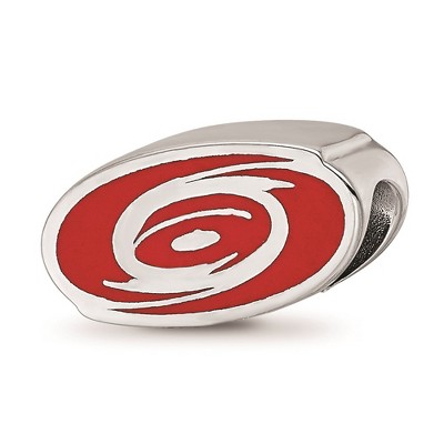 Black Bow Jewelry Sterling Silver Carolina Hurricanes NHL Bead Charm