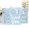 Big Dot of Happiness Dusty Blue Elegantly Simple - Guest Party Favor Boxes - Set of 12 - 3 of 4