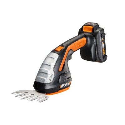 Worx WG801 20V Cordless 4" Shear and 8" Shrubber Trimmer