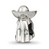 Black Bow Jewelry Antiqued Sterling Silver Vampire Bead Charm - 4 of 4