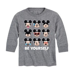 Boys' - Disney - Be Yourself Long Sleeve Graphic T-Shirt - 1 of 4