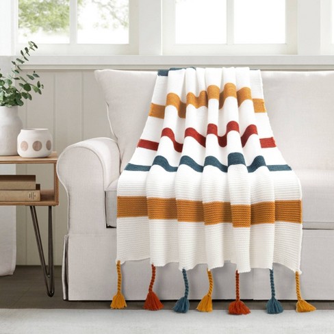 Tassel throw discount