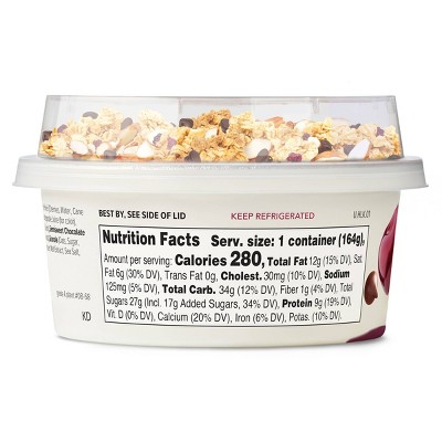 noosa Black Cherry Mix-ins Aussie Style Yogurt - 9g Protein 5.8oz