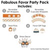 Big Dot of Happiness Happy Thanksgiving - Fall Harvest Party Favors and Cupcake Kit - Fabulous Favor Party Pack - 100 Pieces - 2 of 4
