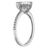 White Lotus 10K Yellow Gold Lab Created Moissanite Ring - 2 of 3