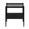 GlasFlength End Tables Contemporary Accent Furniture with Sleek Design for Modern Living Rooms, Black,19.1”*15.35”*21.14" - 4 of 4