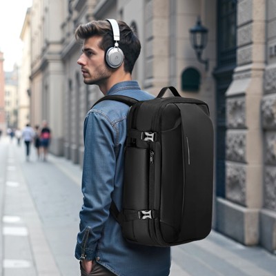 VEVOR Vacuum Travel Backpack, 65L, Expandable Vacuum Seal Compression Travel Backpack, with TSA-Approved Lock, Black （NO PUMP） — фото 2