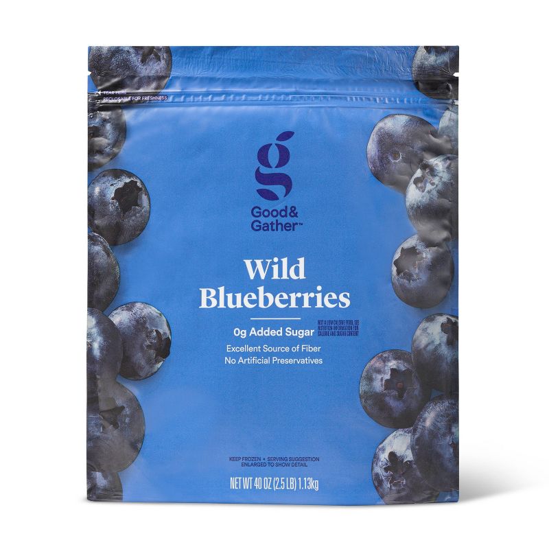 Frozen Wild Blueberries - 40oz - Good &#38; Gather&#8482;, 1 of 6