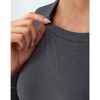 Hanes Originals Women’s SuperSoft Comfywear Rib Long Sleeve T-Shirt - 4 of 4
