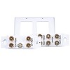 Monoprice 2-Gang 5.1 Surround Sound Distribution Coupler Wall Plate - 3 of 4