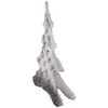 Northlight LED Lighted 2D Tinsel and Pine Christmas Tree Decoration - 27.5" - 4 of 4