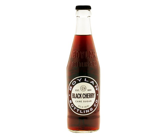 Boylan Black Cherry Soda - 12 fl oz Glass Bottle