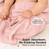 KeaBabies 2pk Snuggle Baby Towels with Hood for Newborn Girls, Boys, Toddlers, Soft & Absorbent Hooded Baby Bath Towels - 4 of 4