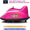 Coucheta Kids Bumper Car, 12V Electric Ride-On with Parent Remote Control, 360¡ã Spin, LED Lights & Music - 3 of 4