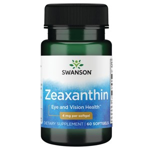 Swanson Zeaxanthin 4 mg 60 Softgels. - 1 of 2