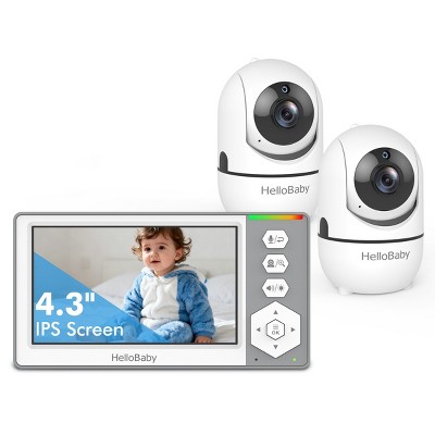Hellobaby デジタルワイヤレスビデオベビーモニター 4.0インチ Amazon