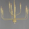 Maxim Lighting Vela 9 - Light Chandelier in  Satin Brass - 3 of 4