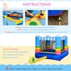 RISOKEYS Inflatable Bounce House for Kids 2-in-1 Jumping Castle for Indoor Outdoor Party with Trampoline, Pool, Carry Bag & Air Blower - 4 of 4