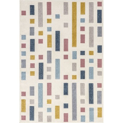 Nuloom Sandrine Scattered Blocks Kids Indoor Area Rug
