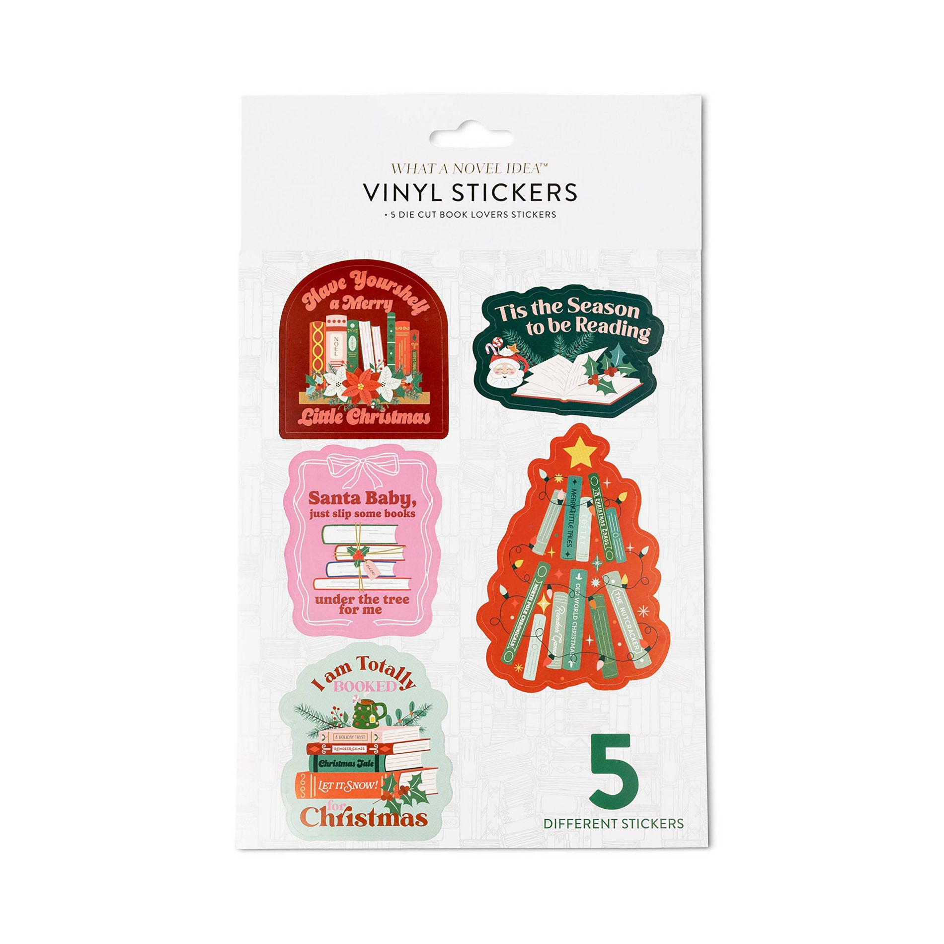 Christmas Book Sticker Set