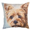 18" Climaweave Pillow – Silky Yorkie Dog Print by Manual Woodworkers and Weavers - 2 of 3