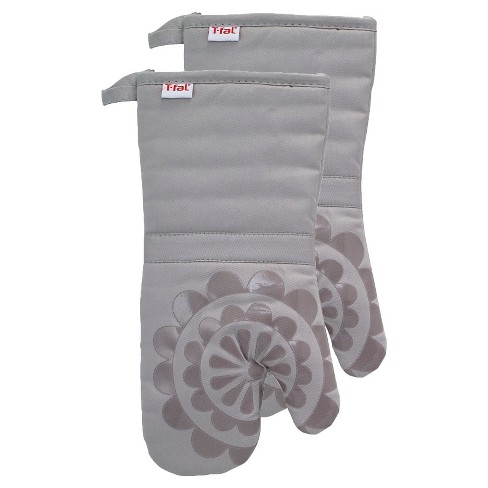 Kitchenaid 2pk Cotton Beacon Oven Mitts Gray : Target