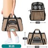 PetAmi Airline Approved Pet Carrier for Cat Dog, Soft Sided Travel Supplies Accessories, Ventilated Carrying Bag Kitten Puppy - 2 of 4