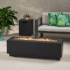 Christopher Knight Home Jasmine Outdoor 50,000 BTU Iron Fire Pit Table with Tank Holder - 2 of 4