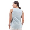 Aventura Clothing Women's Devonne Split Neck Tank Top - 2 of 4