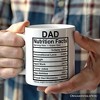 Dad Nutrition Facts Mug, Birthday Gift (Non-Custom Only)| OrnamentallyYou - 3 of 4