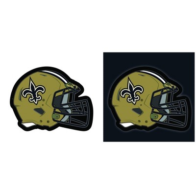Evergreen Ultra-Thin Edgelight LED Wall Decor, Helmet, New Orleans Saints- 19.5 x 15 Inches Made In USA