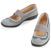 Collections Etc Womens Extra-Wide Width Mary Jane Strap Shoes - 2 of 4