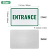 Unique Bargains Aluminum Reflective Rust Free Waterproof Entrance Sign 1 Pc - 3 of 4