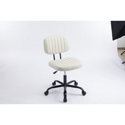 DOMETOUR Adjustable Height 360° Rolling Swivel Computer Task Chair without Arm