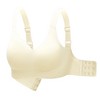 Womens Wireless Bras V Neck U Back Bras Comfy Bralette Supportive Bras No Underwire Seamless Push Up Everyday Bras with Wide Strap - 4 of 4