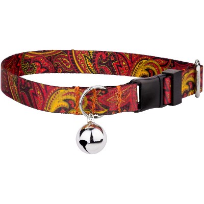 Country Brook Petz® Fire Paisley Cat Collar